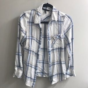 White House Black Market Tops - EUC White House Black Market flannel shirt White House Black Market Tops - EUC White House Black Market flannel shirt